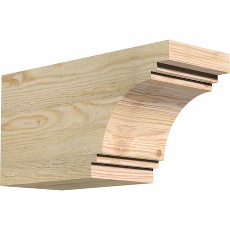 Ekena Millwork Pescadero Rough Sawn Rafter Tail, Douglas Fir, 6"W x 8"H x 16"L RFT06X08X16PEC00RDF